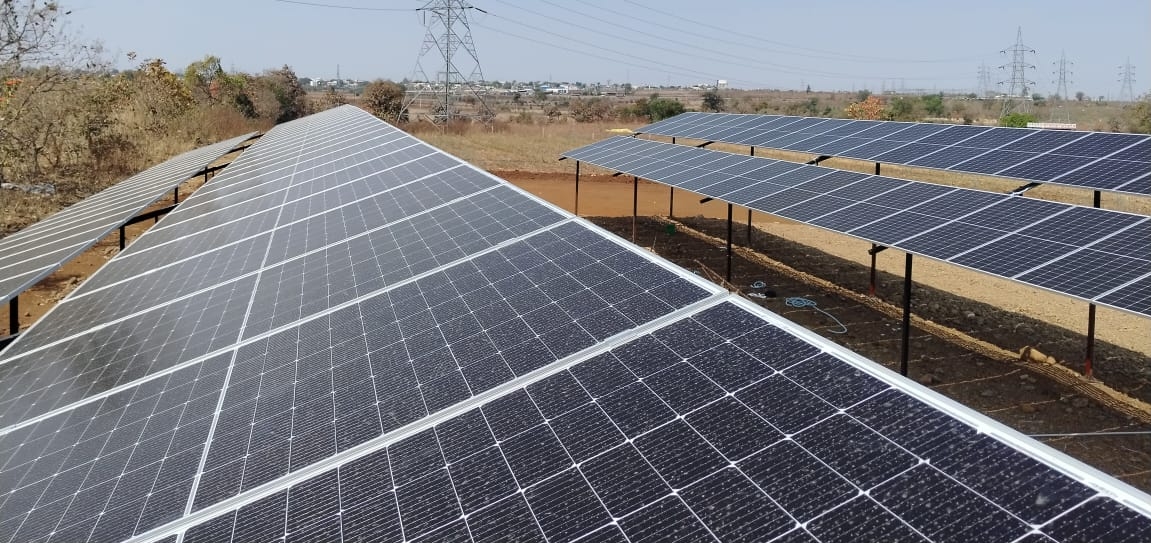 SOLART ground-mount solar array
